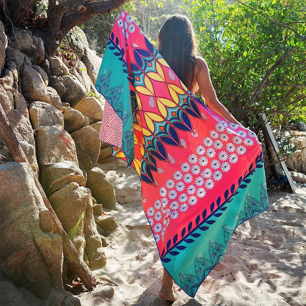 custom pink 70x140cm beach towels no minimum