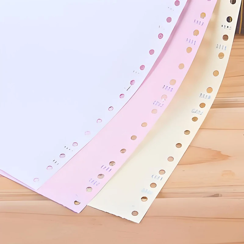 Commercial Office Paper Chustom Size Computer Printing 2 Ply Carbonless Printing Paper