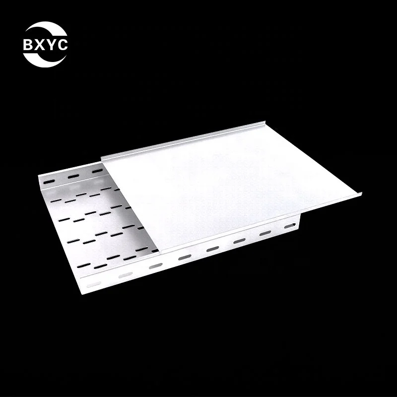 Special horizontal slotted Perforated Cable Tray with holes at bottom