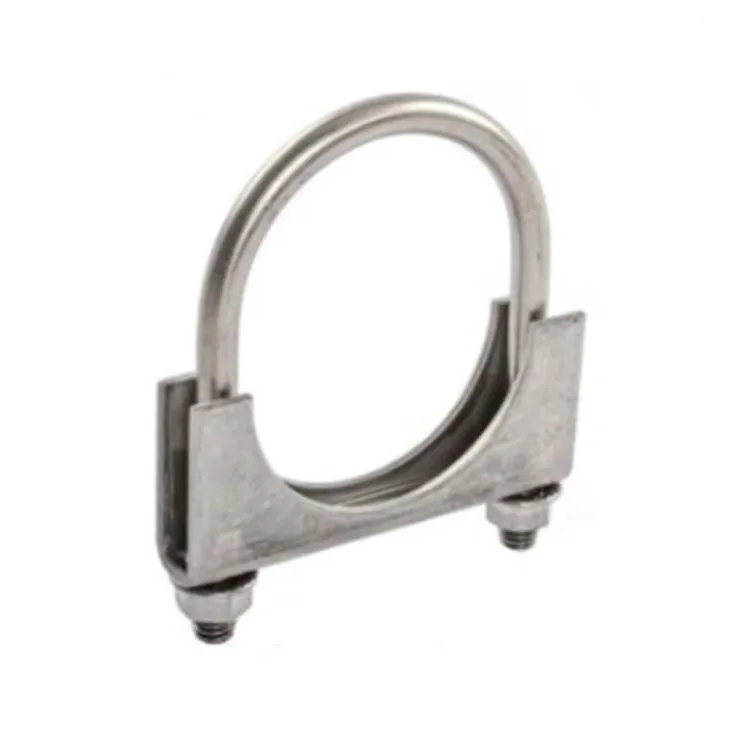 Heavy duty stainless steel U bolt clamp muffler Exhaust pipe clamp for car