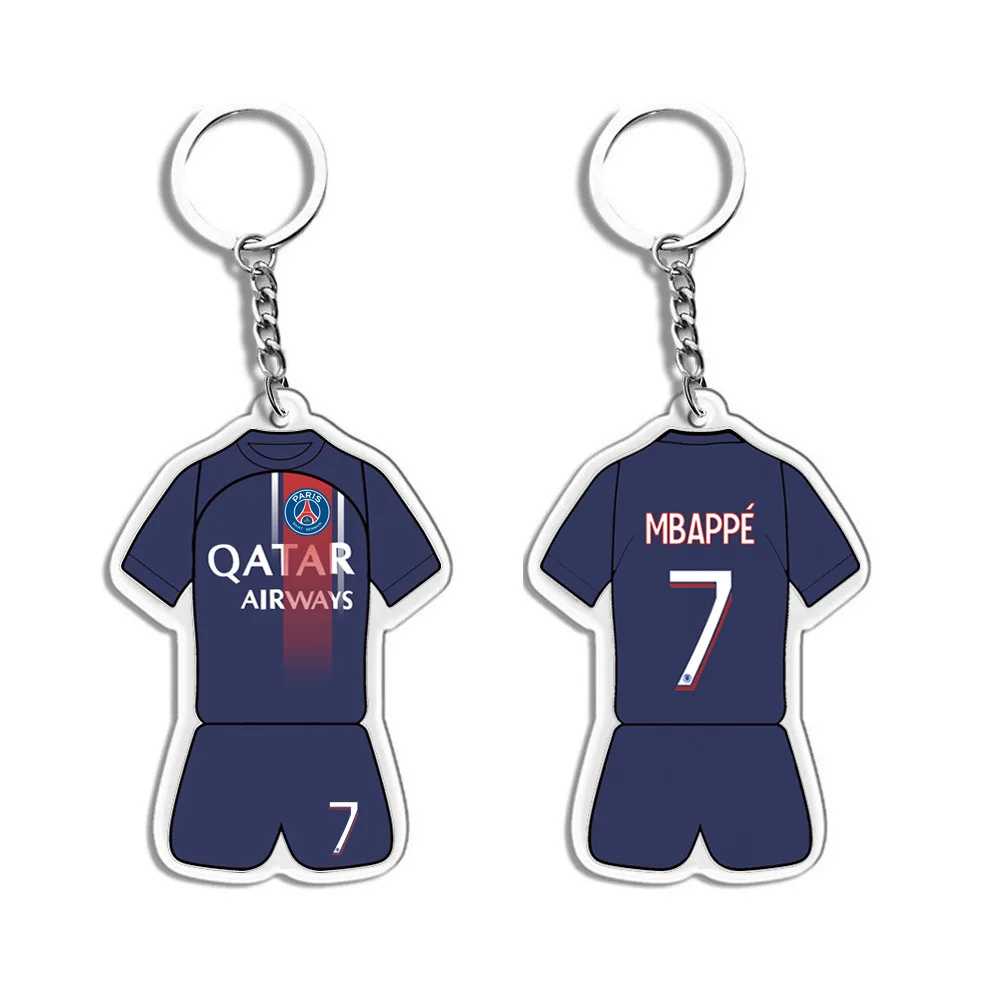 Wholesale Custom Baseball Softball Basketball Acrylic key chain shirt shape acrylic keychain  gifts for sports Favor