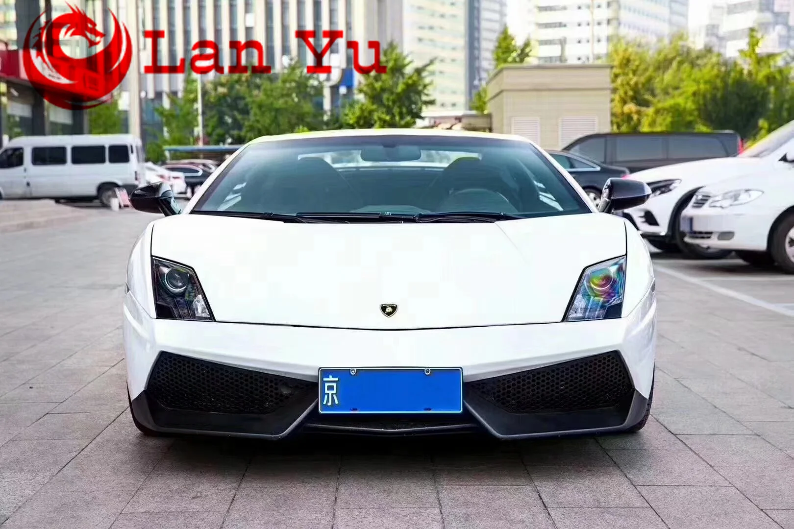 Runde For Lamborghini Gallardo LP550 LP560 LP570 DMC Style Front Bumper Carbon Fiber Side Skirts Rear Spoiler Body kit