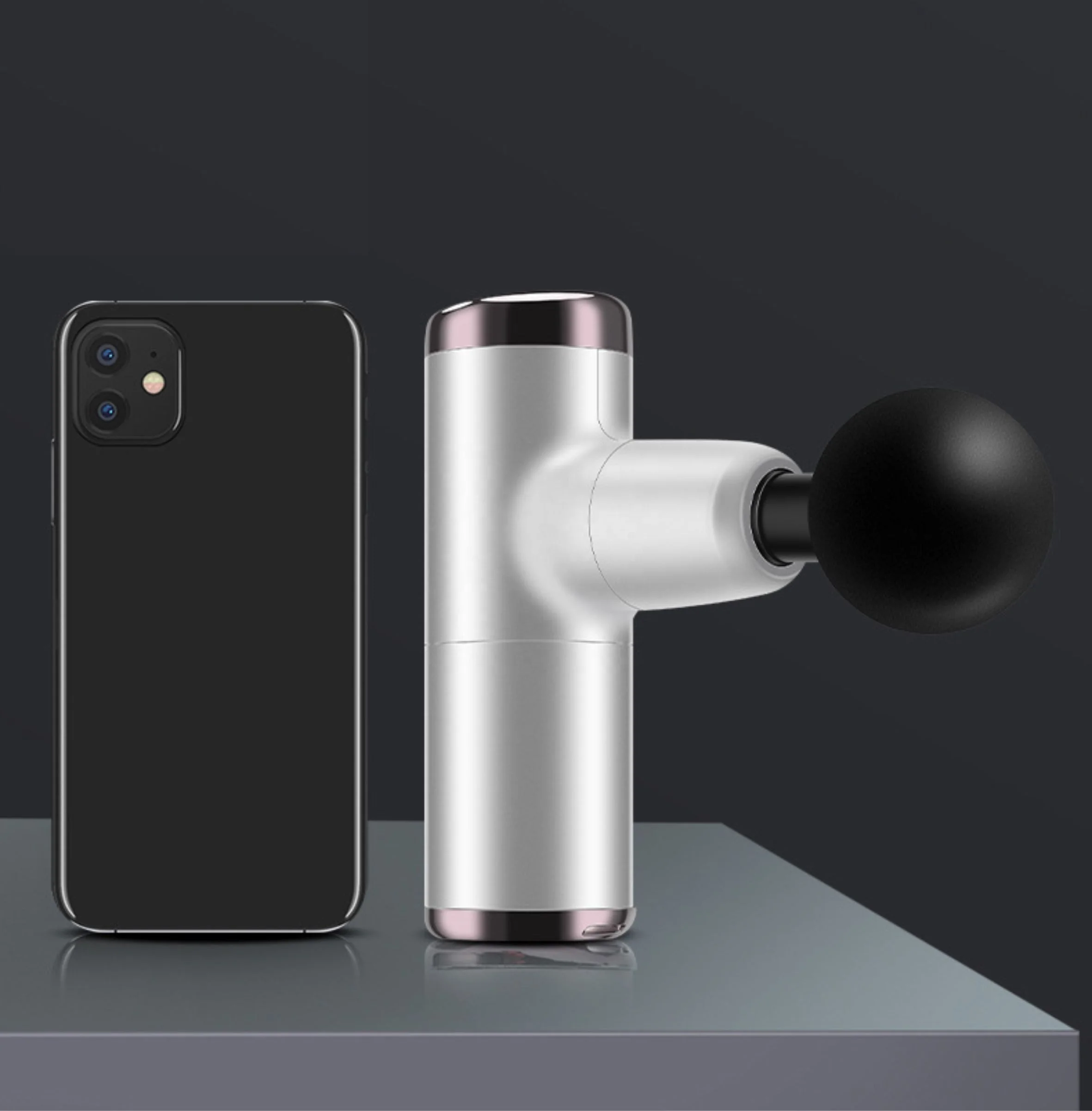 
Cordless Booster Percussion Mini Fascia Muscle Massage Gun with CE FCC 