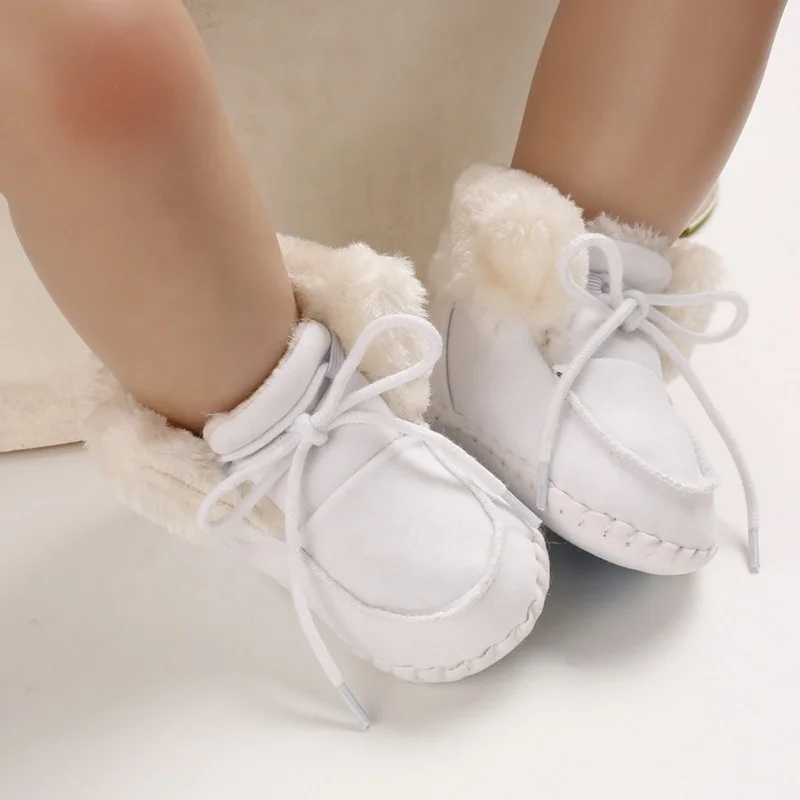 Лидер продаж, зимние плюшевые флисовые теплые детские сапоги EVERTOP из шерпы, теплая обувь для малышей