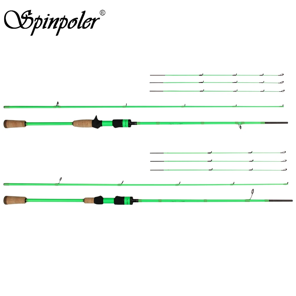 Spinpoler 702 2.1m Best Spinning Casting Fishing Rod 3 Tips L ML M High Carbon 2 Sections Nice And Strong Made In China Factory