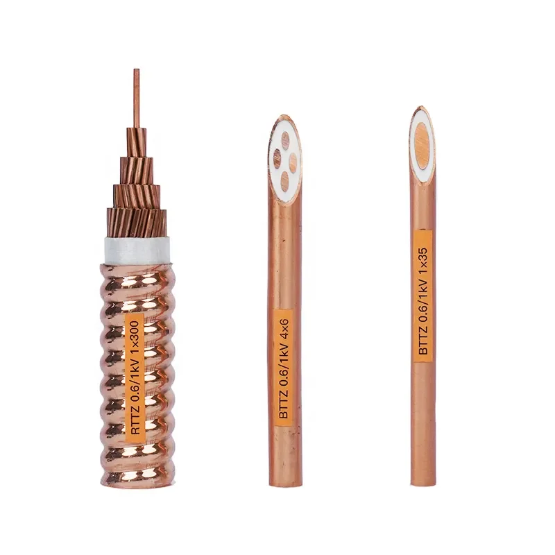 Manufacturer Rolled Metal Sheathed Mineral Insulated Flexible Fireproof Cable Copper Control Cable Electric Wire Cables