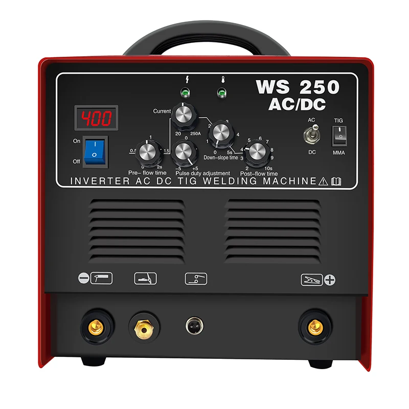 pulse tig mma ac dc aluminum welder TIG AC/DC welding machine TIG-250P  WSE-250