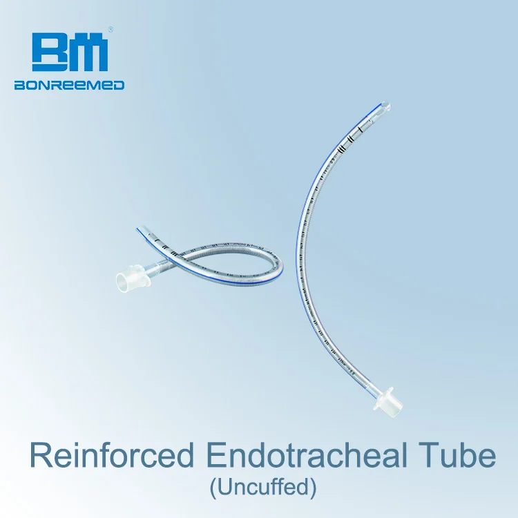 High-Quality Uncuffed Reinforced Endotracheal Tube: Durable, Flexible, Safe for Intubation Ideal for Critical Care Settings