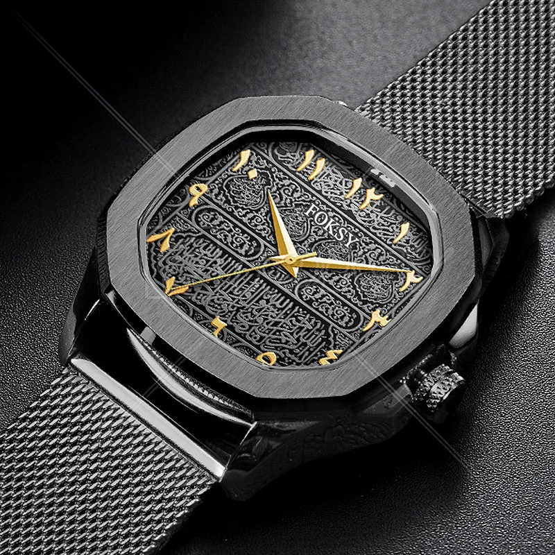 High End арабские цифры Montre Роскошные наручные часы с арабскими цифрами Циферблат Мужские