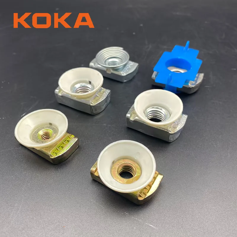 Wholesale Zinc Plated Strut Channel Nut Plastic Wing Cone Solar Nut