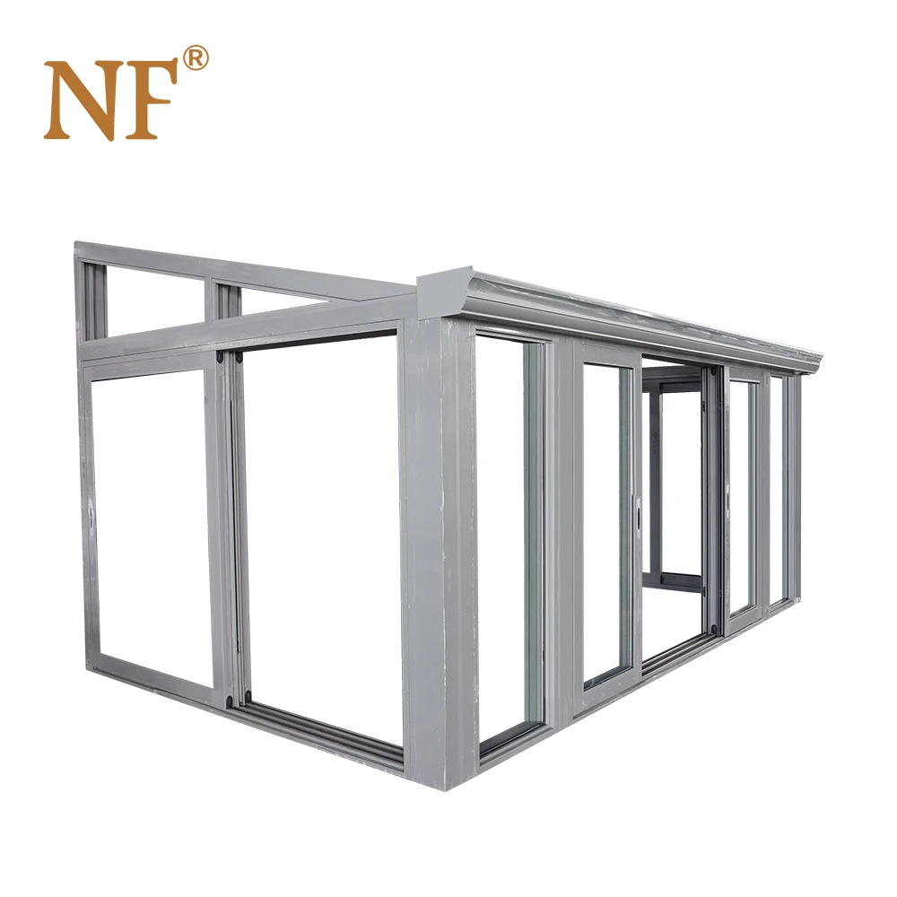 
Aluminium Garden Sun Room /glass house with Double Glazing for Yard 