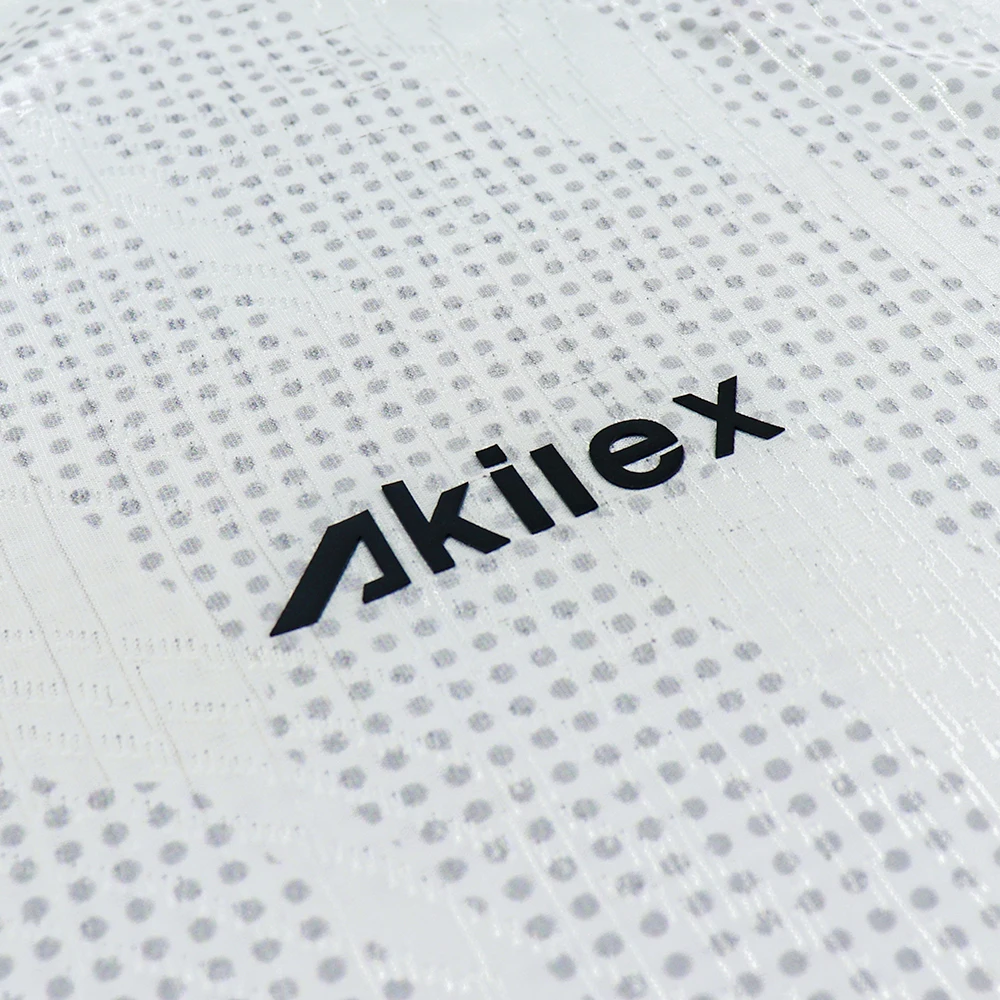 Jacquard unique fabric knit soccer tshirt jersey futbol jersey soccer wear custom maillot football kits uniformes de futbol