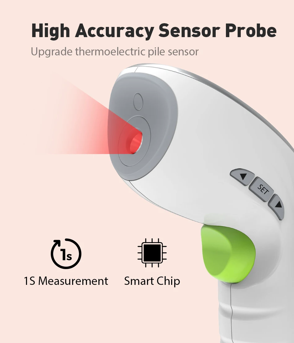 Yonker baby Measure Infrared forehead thermometer kid Gun Fever digital non contact household thermometers