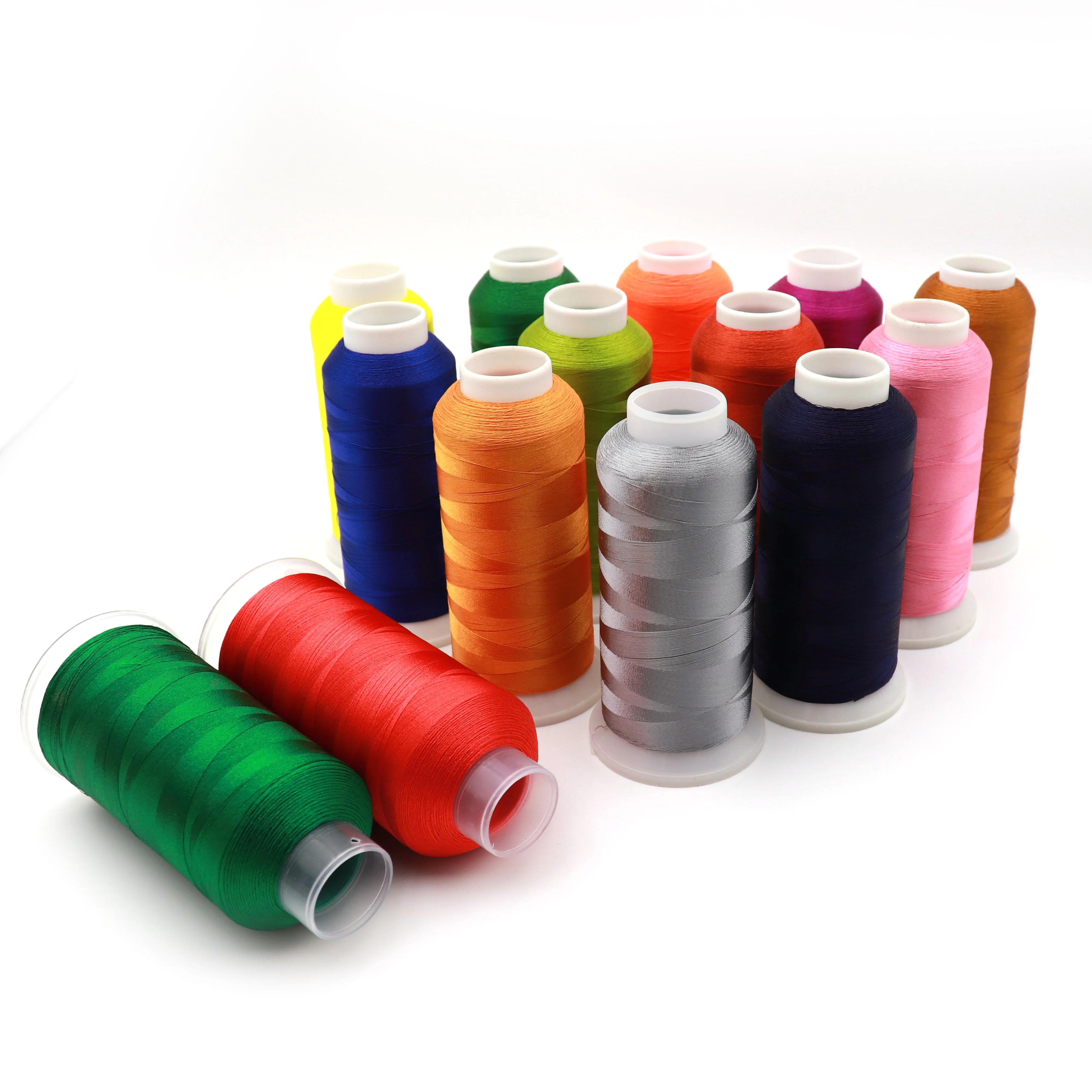 720 colors trilobal polyester neon chenille embroidery thread  price For embroidery bags