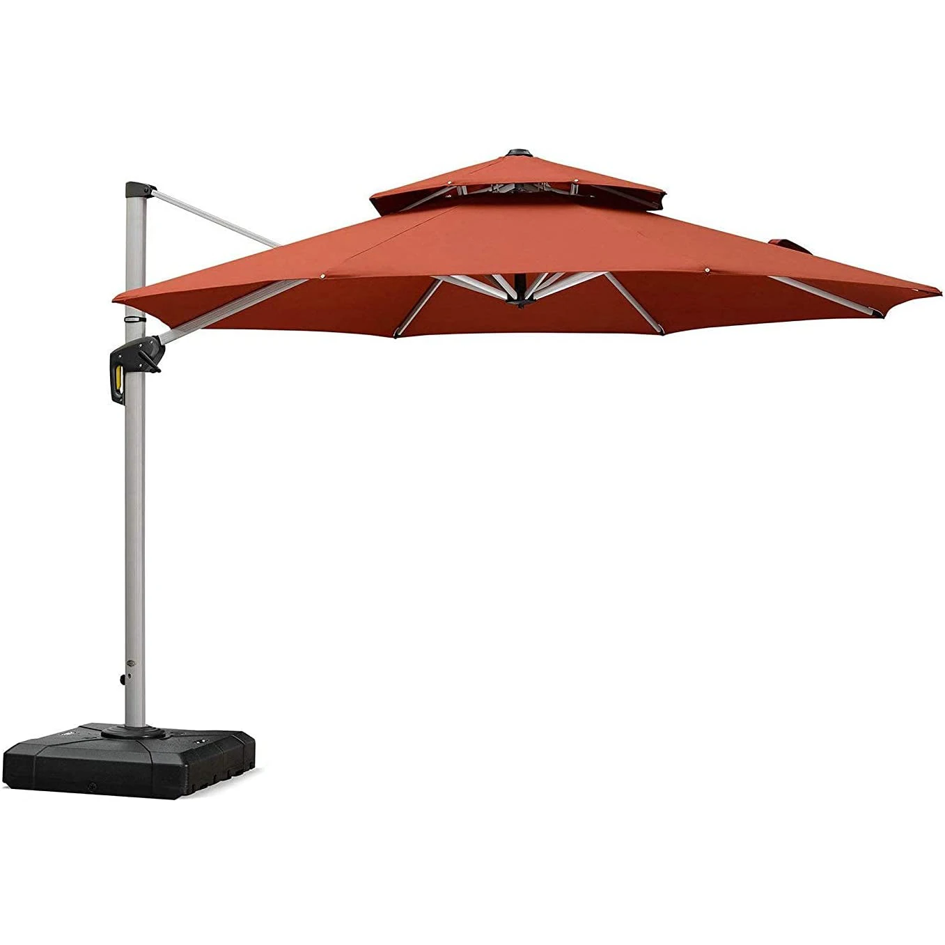Aluminium Roma Umbrella With LED Light