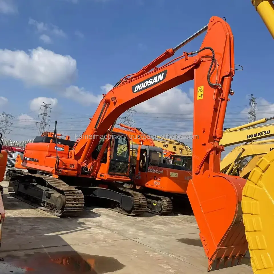 DOOSAN DX300 High performance DX300LC LC-9C DX300LC Hydraulic Crawler Used Excavators with low working hours in good quality