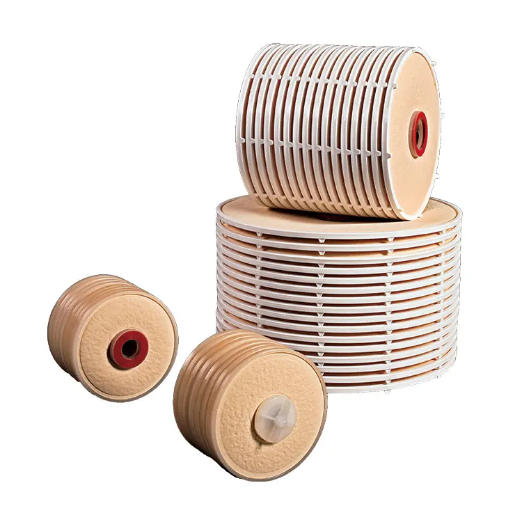 China Mill Depth Filters Lenticular Beer Filter 0.2 Membrane Filters Depth Stack 8'/12'/16' For Beer Filtration