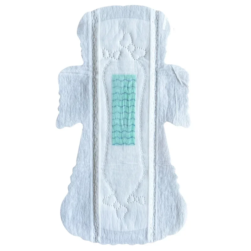 Wholesale Free Sample Private Label Organic Cotton Lady Anion Chip Super Absorption Bamboo Women Sanitary Napkins Menstrual Pads