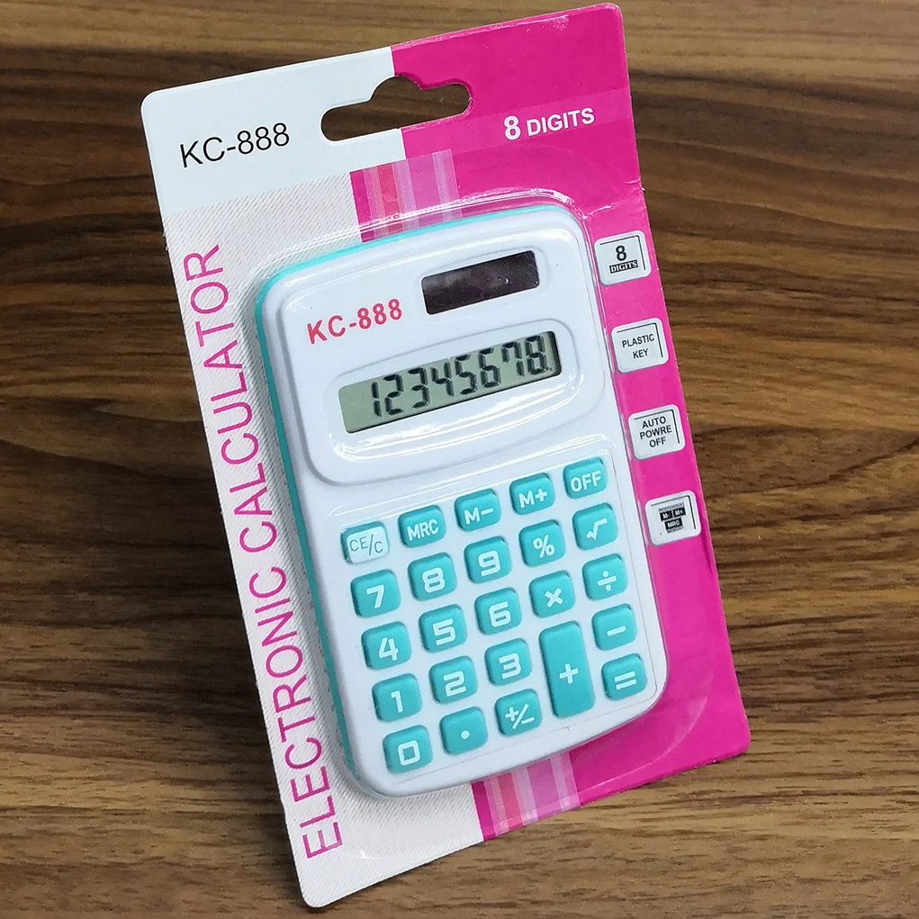Best wholesale Cheap 8 digits colorful mini pocket Calculator electronic General Purpose Calculator