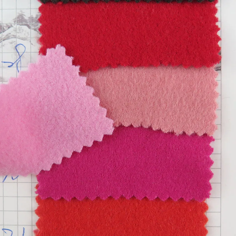 Factory direct sales dragon and phoenix cloth Woolen spun sharp wool autumn winter coat single-sided cloth