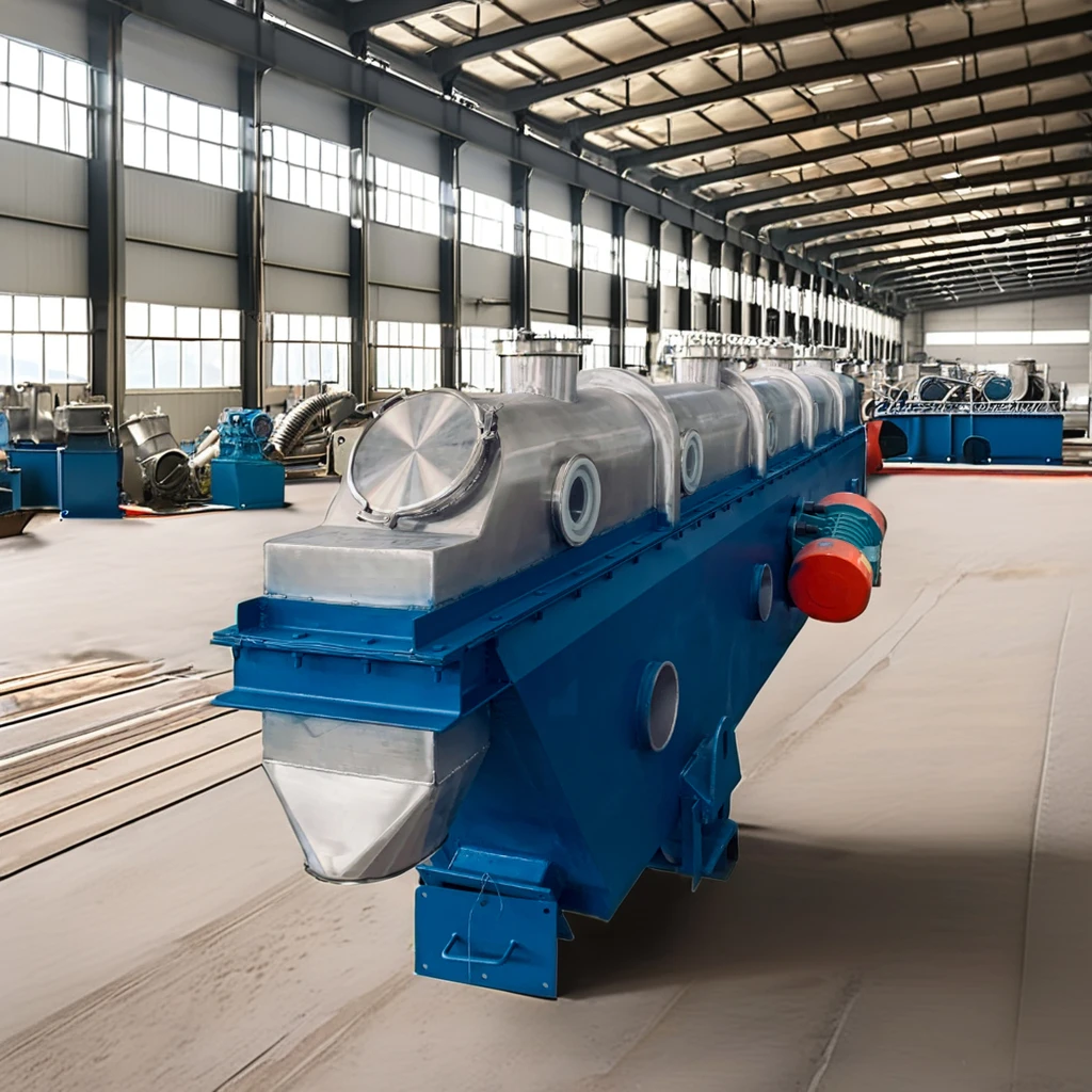 High performance labor-saving continuous vibrating fluidized bed dryer used for quinoa drying