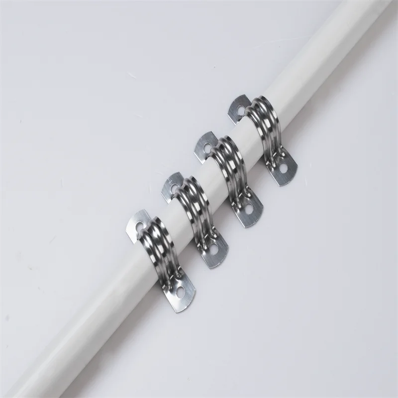 Finely Processed Professional Design Durable Wholesale Round Galv Steel Pipe Clamps