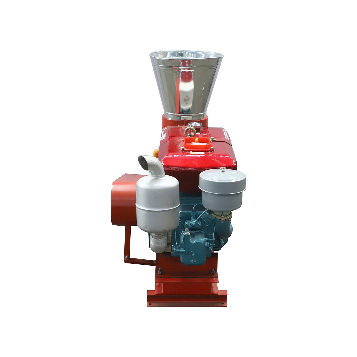 Poultry Feed Material Pressing Machine 22HP Animal Pellets Pellet Making Processing Equipment