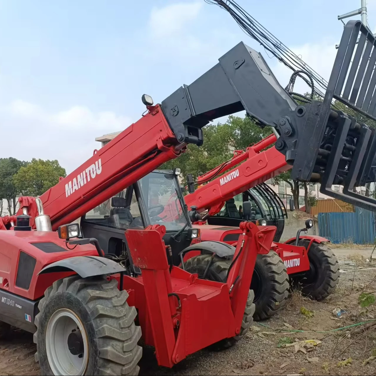 Телескопический погрузчик Manitou MLT 845-120 LSU дешевый б/у 4 5 тонный вилочный 7 м JCB 535