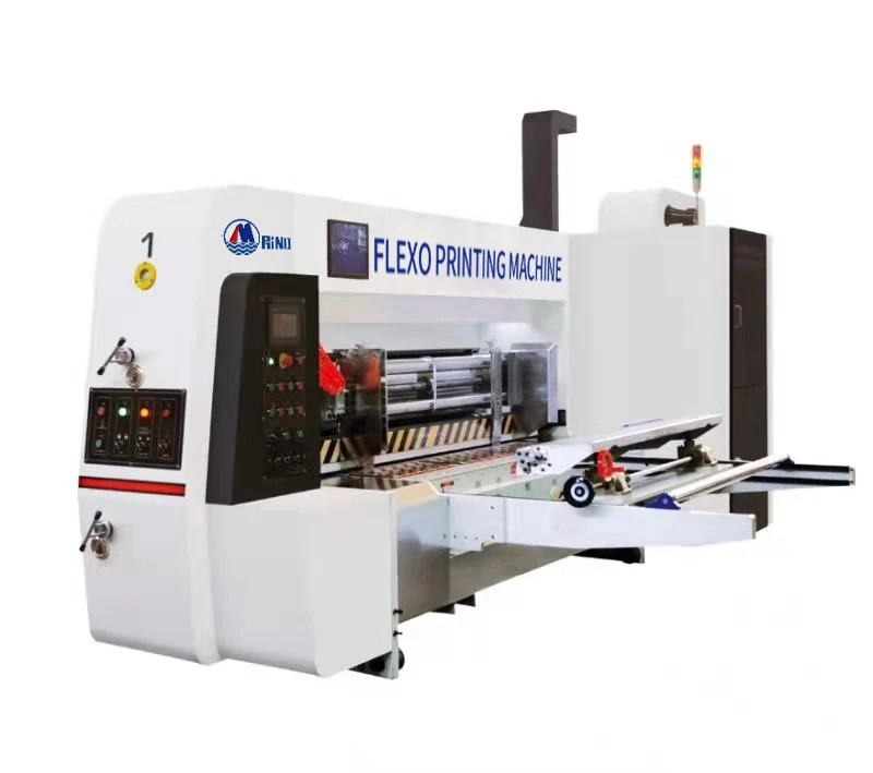 Corrugated Box Lead Edge Feeding 6 Colors Flexo Printing Machine