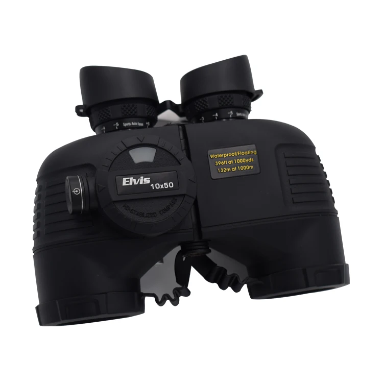 Шанхай 7x50 Наблюдатель Морской Бинокль С Компасом 7x50 Водонепроницаемый Плавающий Бинокль Пиратский Телескоп