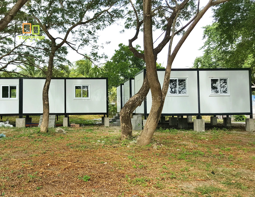 Containerhomes House Prefabricated Homes Portable Prefab House Mobile 40 ft Container Modular Homes for Truck Trailer Used