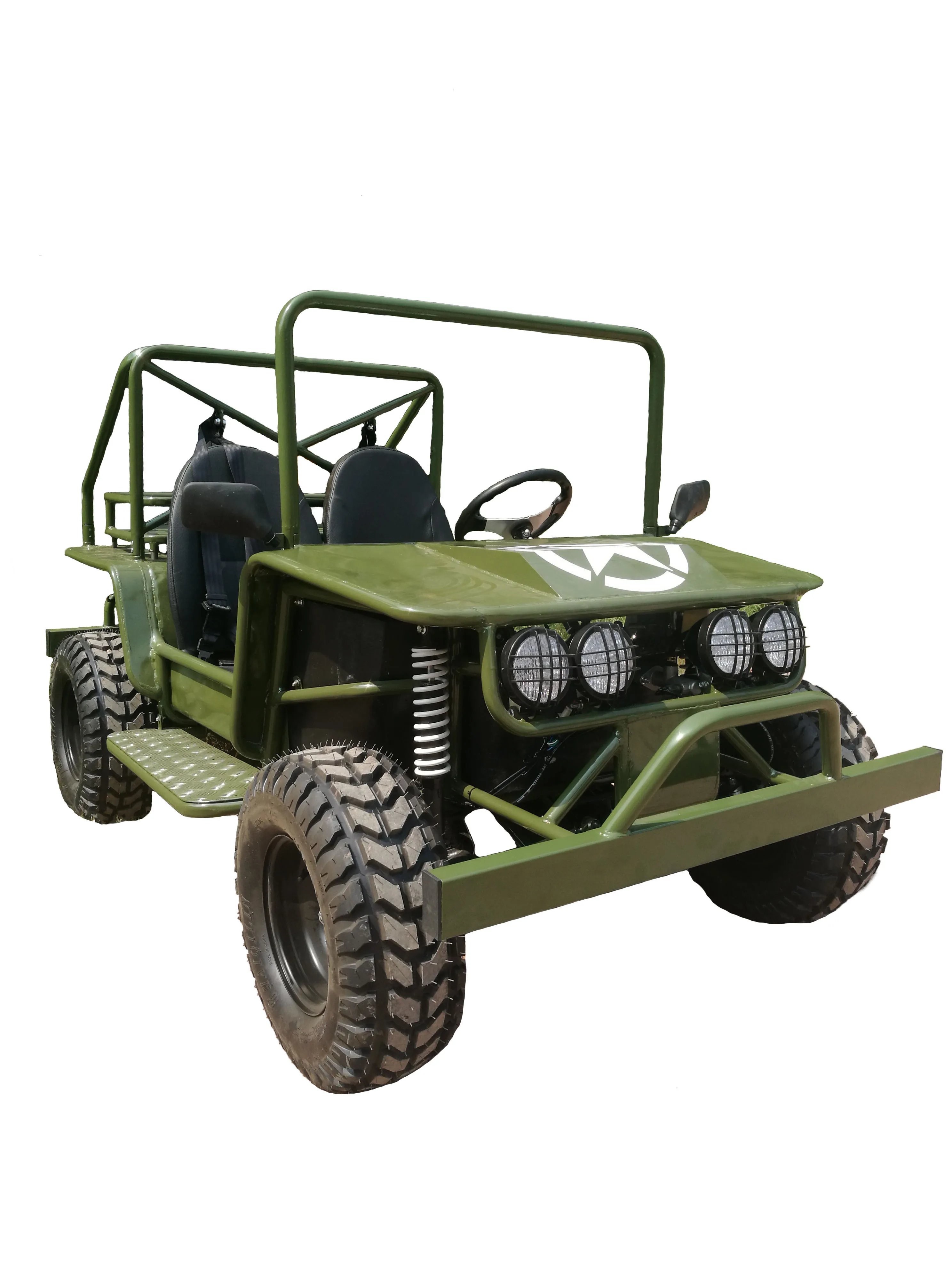 China Manufacture 200cc Mini Jeep 4*4 Cheap Go Kart Quad Off Road Mini Buggy Adultos with two seat