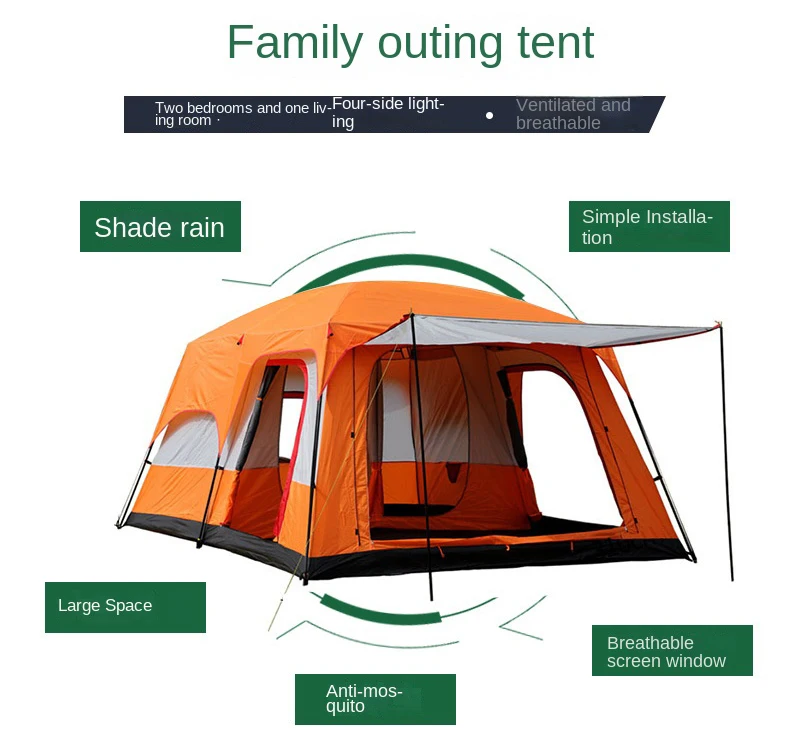 Best Selling Carbon Fiber Big Tent Summer Double Big-tents Three-season Canvasparty Tent