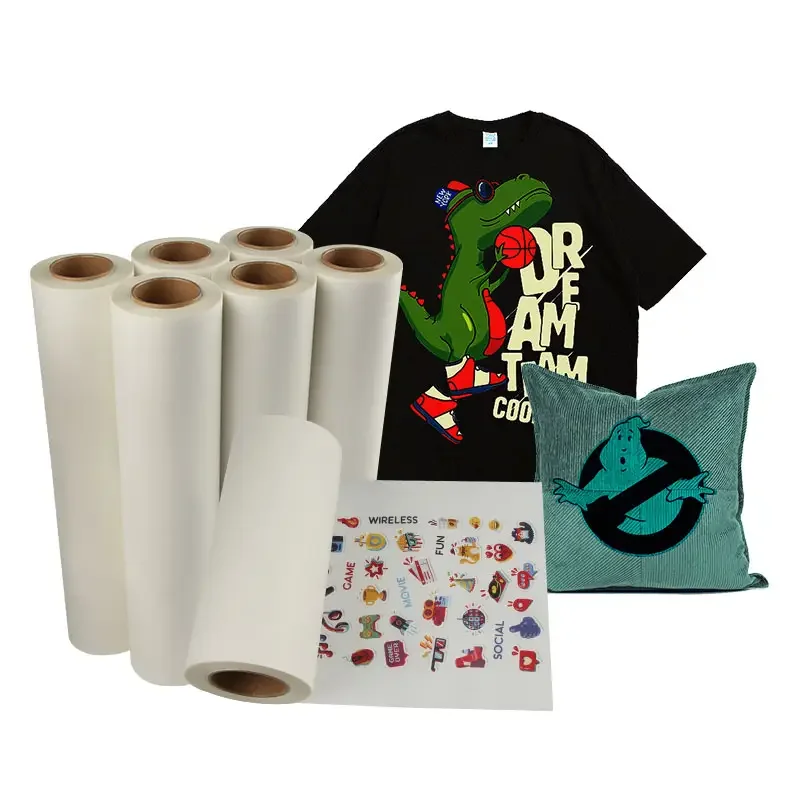 Heat Transfer DTF 60cm Screen Printing Plastisol Heat Transfers Dtf Transfer Vinyl Clothing Printing