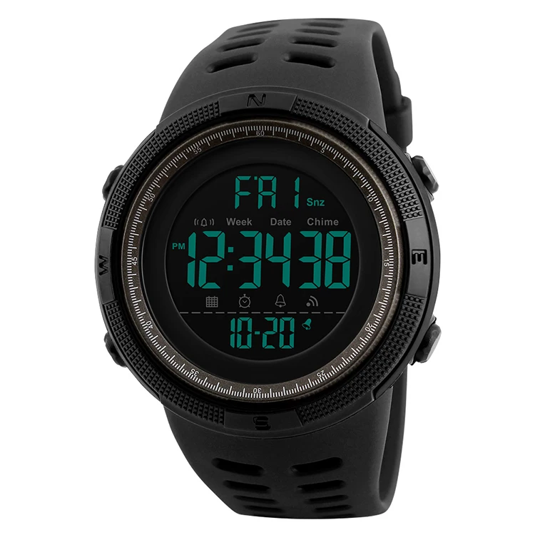 SKMEI  Wholesale Custom Outdoor Waterproof  Electronic Sport Mobile Men Luxury Digital Watch