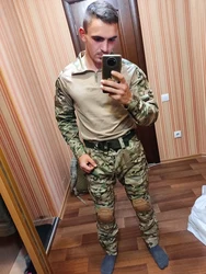 quick dry long sleeve t shirt safety security men tactical uniform set