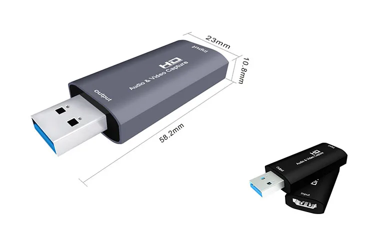 Mini 1080P 4K USB HD Audio Video Capture Card