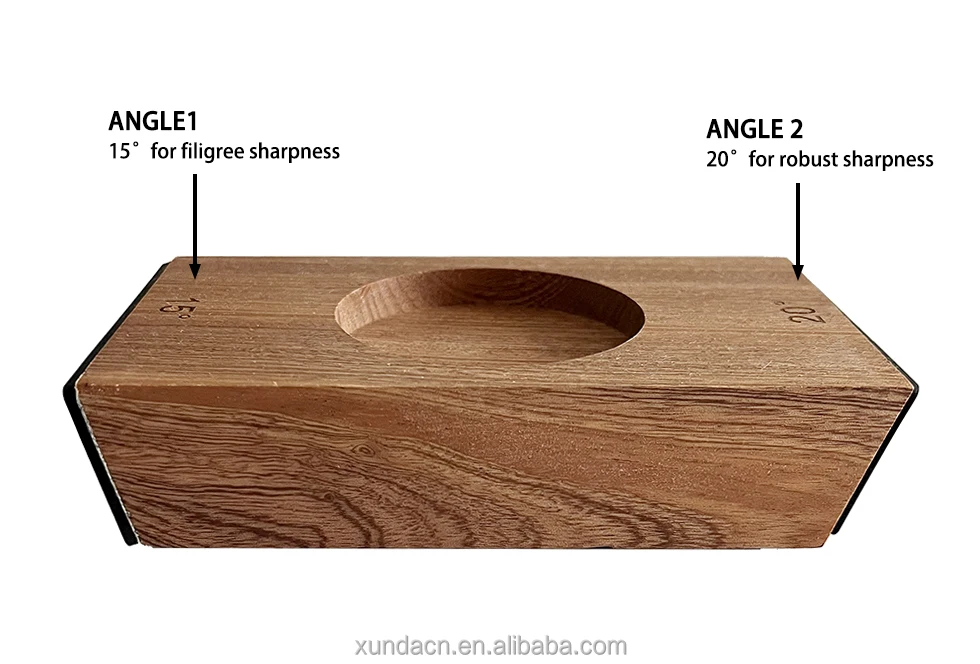 Round manual kitchen rolling knife sharpening kit angle tumbler ceramic diamond knife sharpener