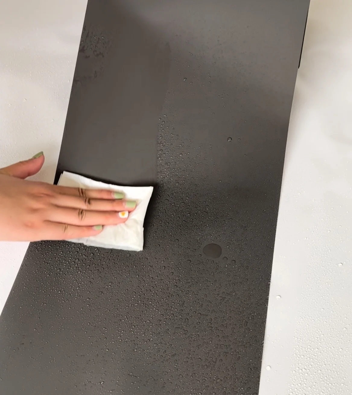 2022 Minimalism Gentlemen Grey Soft Touch Solid Color PVC Film For WPC Door Film For Lamination PVC Interior Film