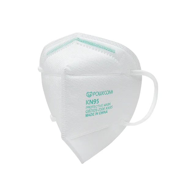  1 POWECOM gb2626-2006 KN95 facemask нетканые лучшие ffp2 ce маска для лица 4ply анти-загрязняющая оптом