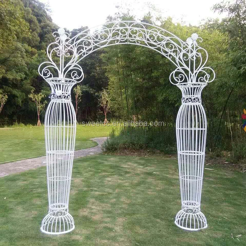 2019 hot sale outdoor gadern arch wedding decoration wedding metal backdrop arch for sale