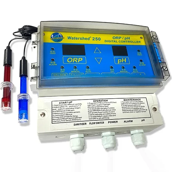 Factory Sale 250/255 Series Swimming Pool Controller High Quality Controller Water PH ORP/PPM Monitor
