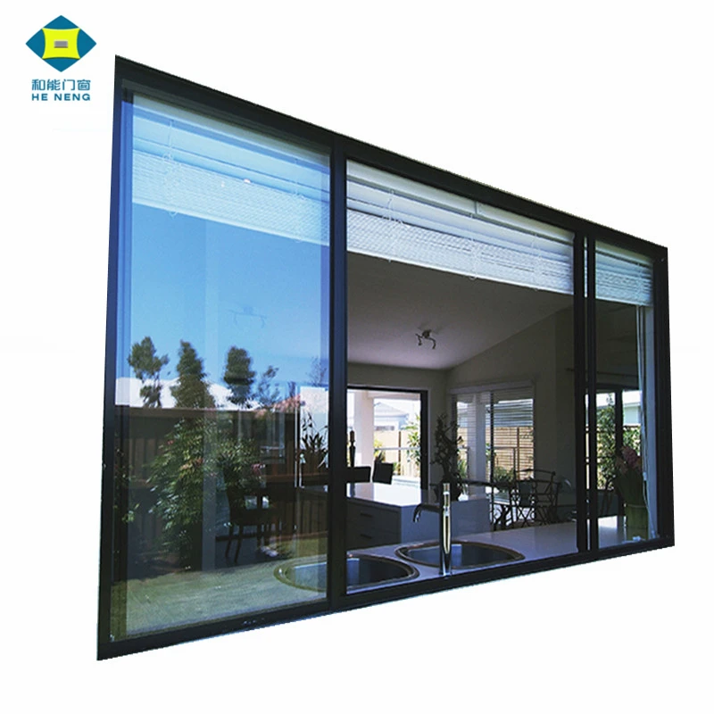Aluminum Brown Cheap Double Glass Windows Prices In Morocco