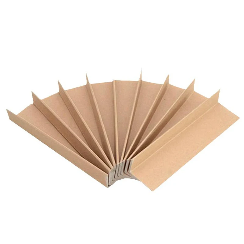 Eco-friendly  L shape Carton edge protecting paper corner protector for pallet carton edge board protector