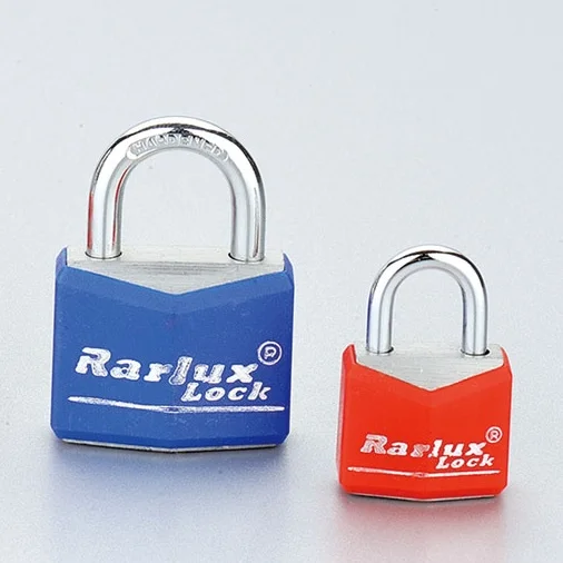 Rarlux Hot Sale plastic Covered Padlock Aluminium Padlock