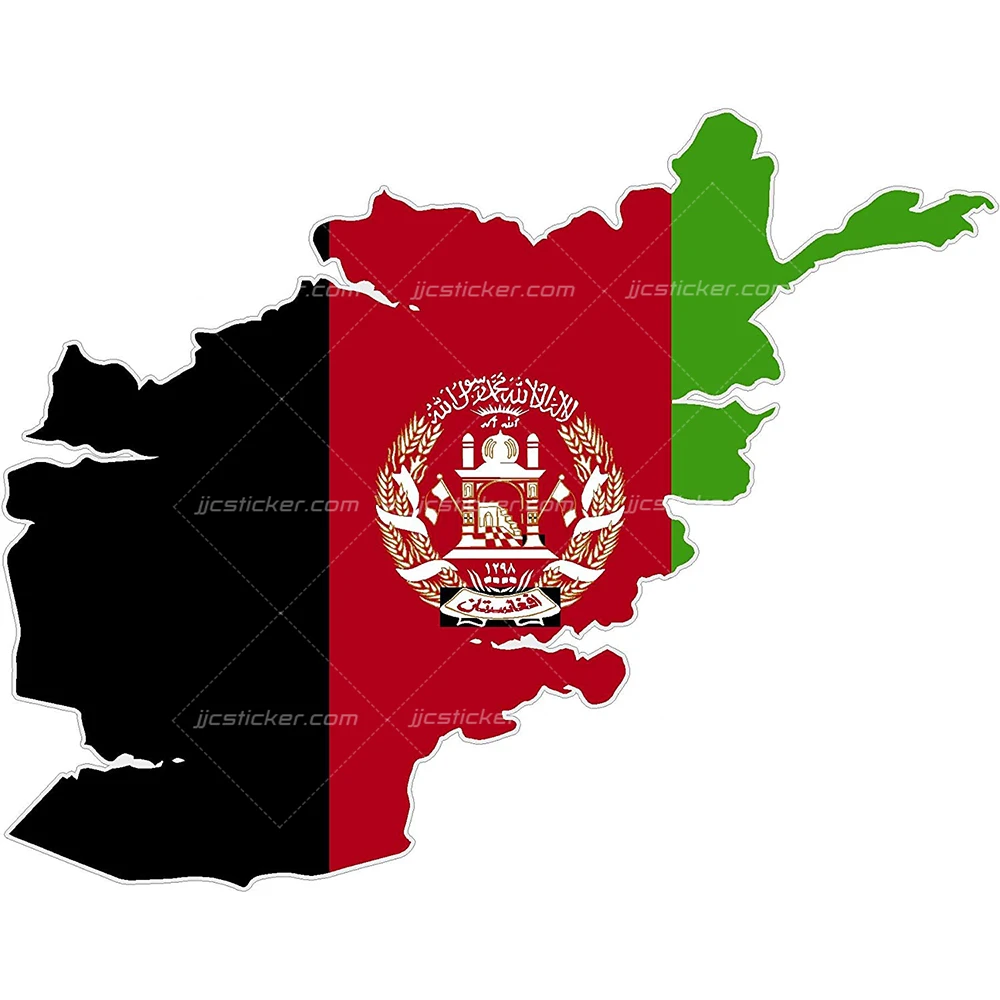 custom printing self adhesive decal paper reusable wholesale china manufacturer design pvc afghanistan country flag sticker