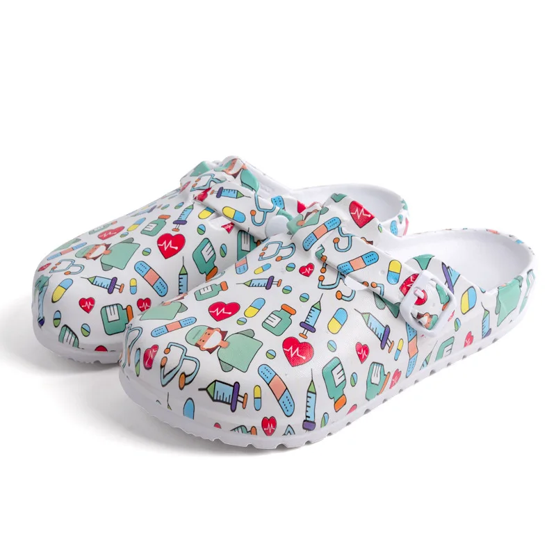 Wholesale price custom scrubs shoes nursing uniform medical scrubbing shoes for hospital