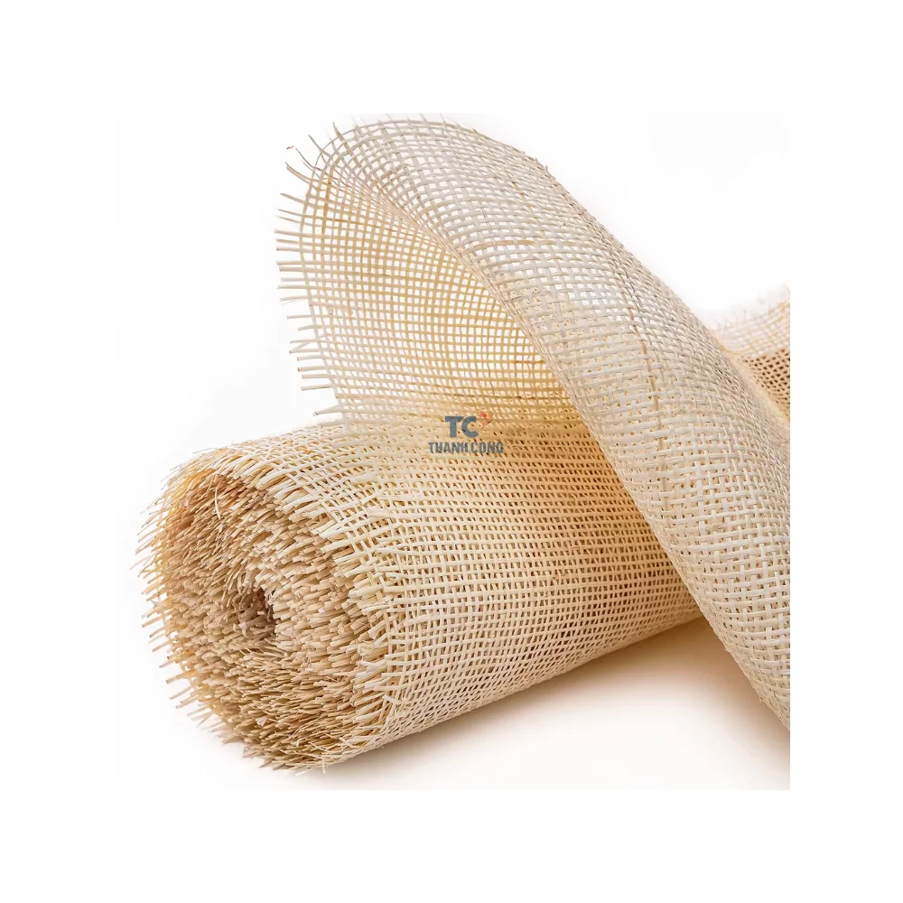 Natural Rattan Webbing For Caning Projects Low MOQ Pricing Competitive Export Packing Customize Type Rattan Cane Webbing Roll