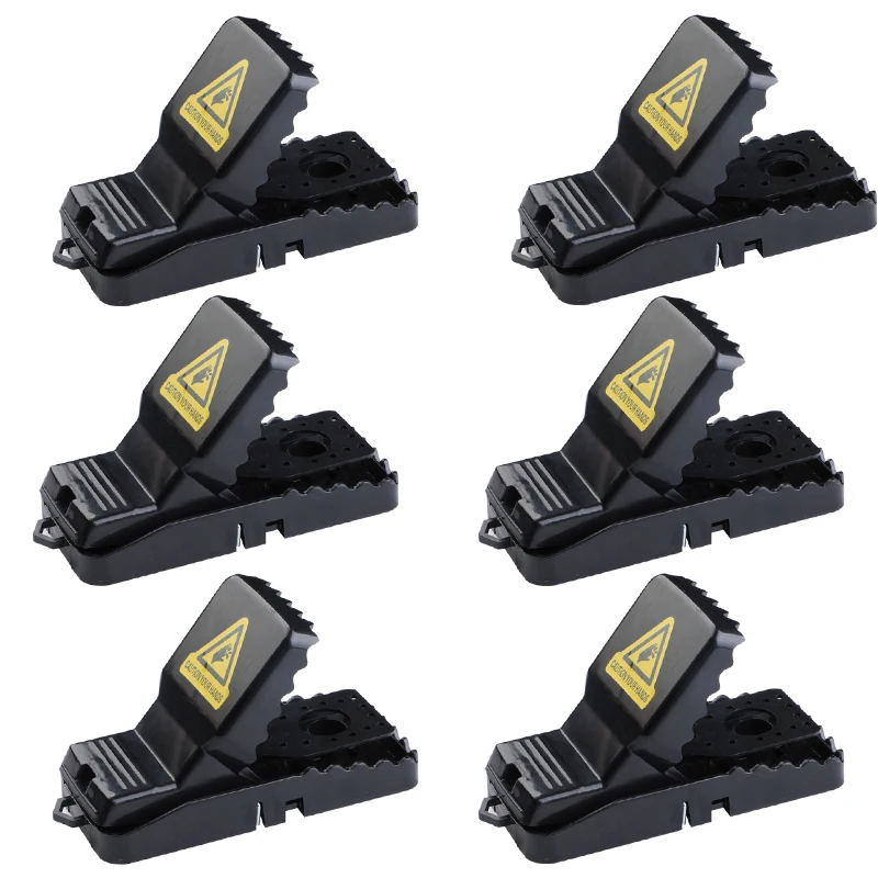 Изготовленным на заказ логосом Высокое качество 6 шт пластиковые мыши ловушка Ловец, мышеловка набор