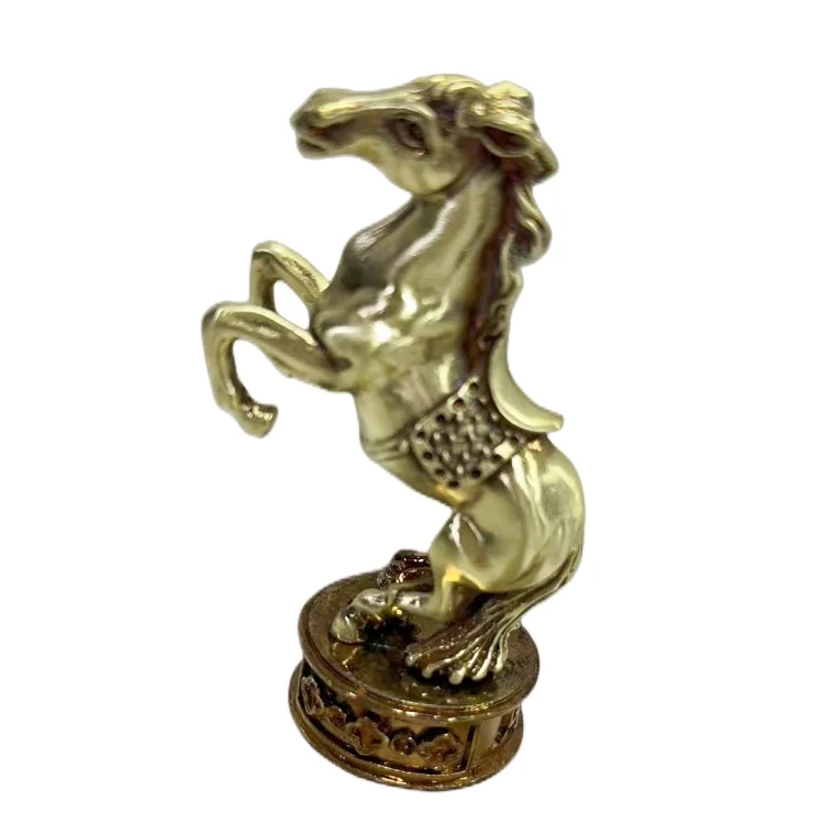 Custom Ancient Bronze Metal Figurines Small Horse Statue